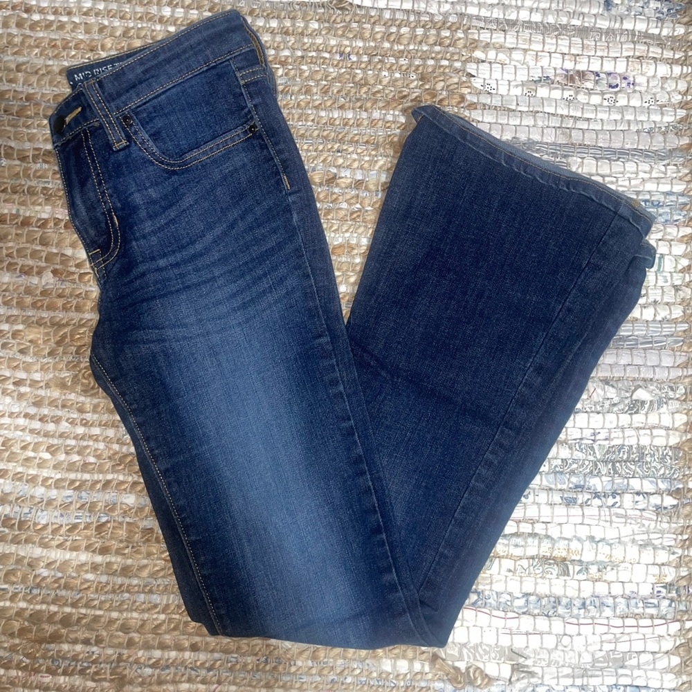 Gap Mid Rise Flare Jeans